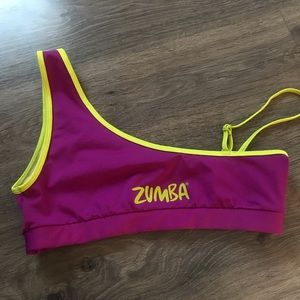 Zumba large sports bra no padding